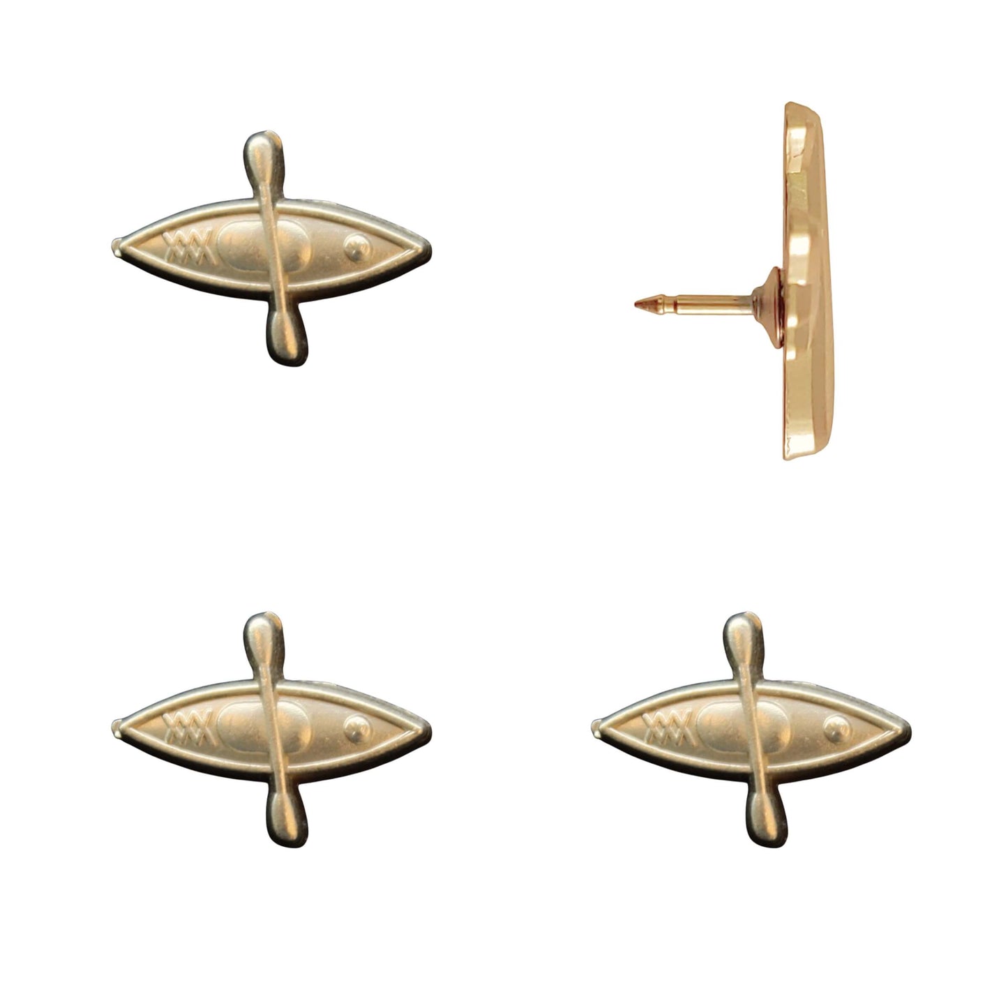 Kayak Push Pins Gold 4 Pack