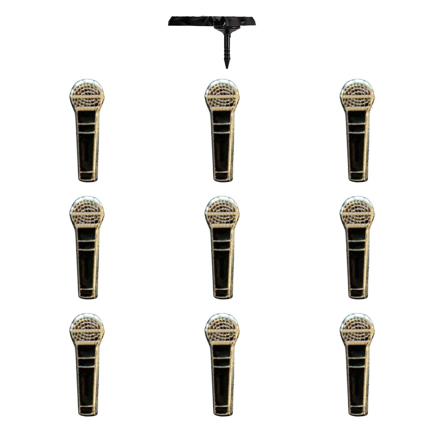 Microphone Push Pins Pack of 10