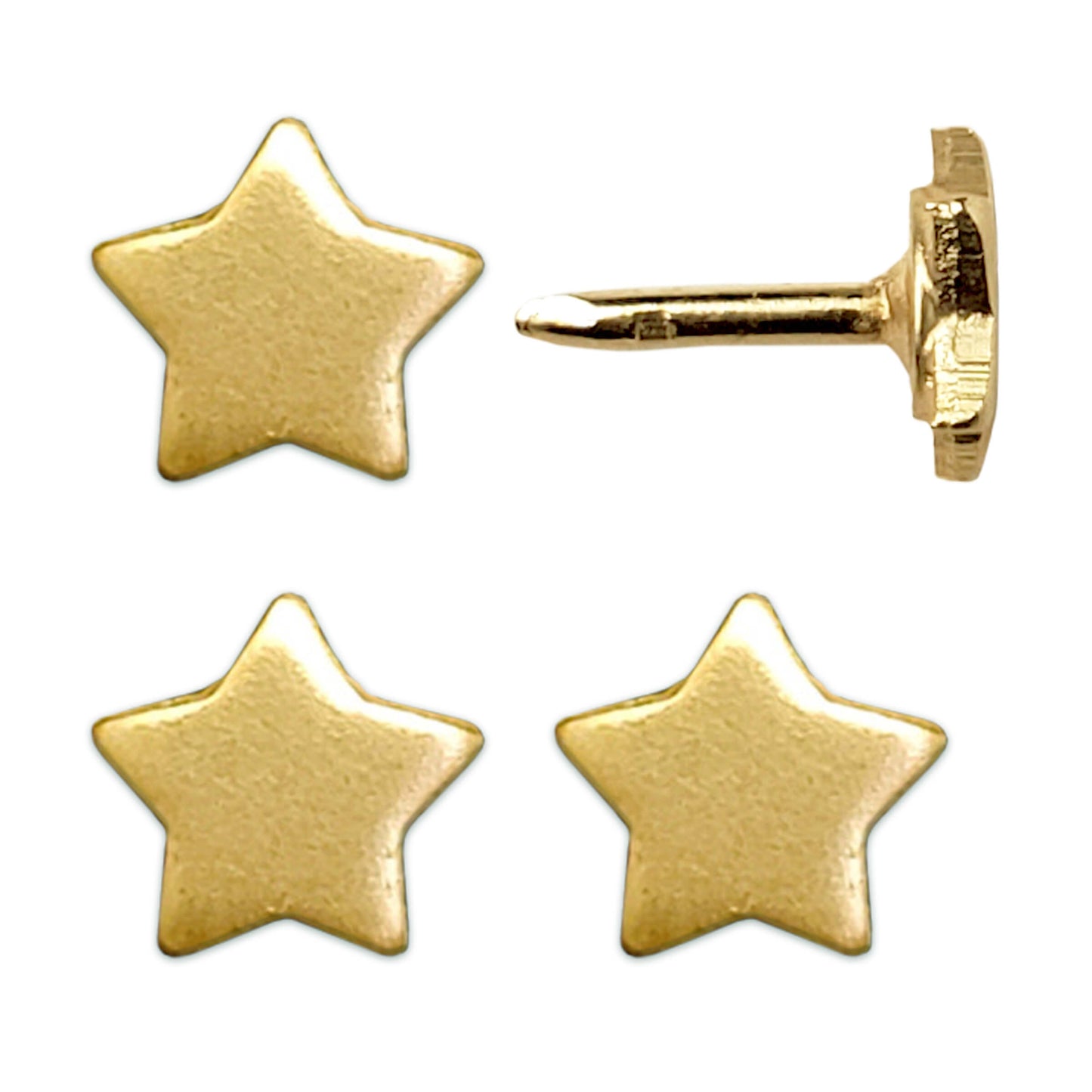 Gold Mini Star Map Pins - Set of 4