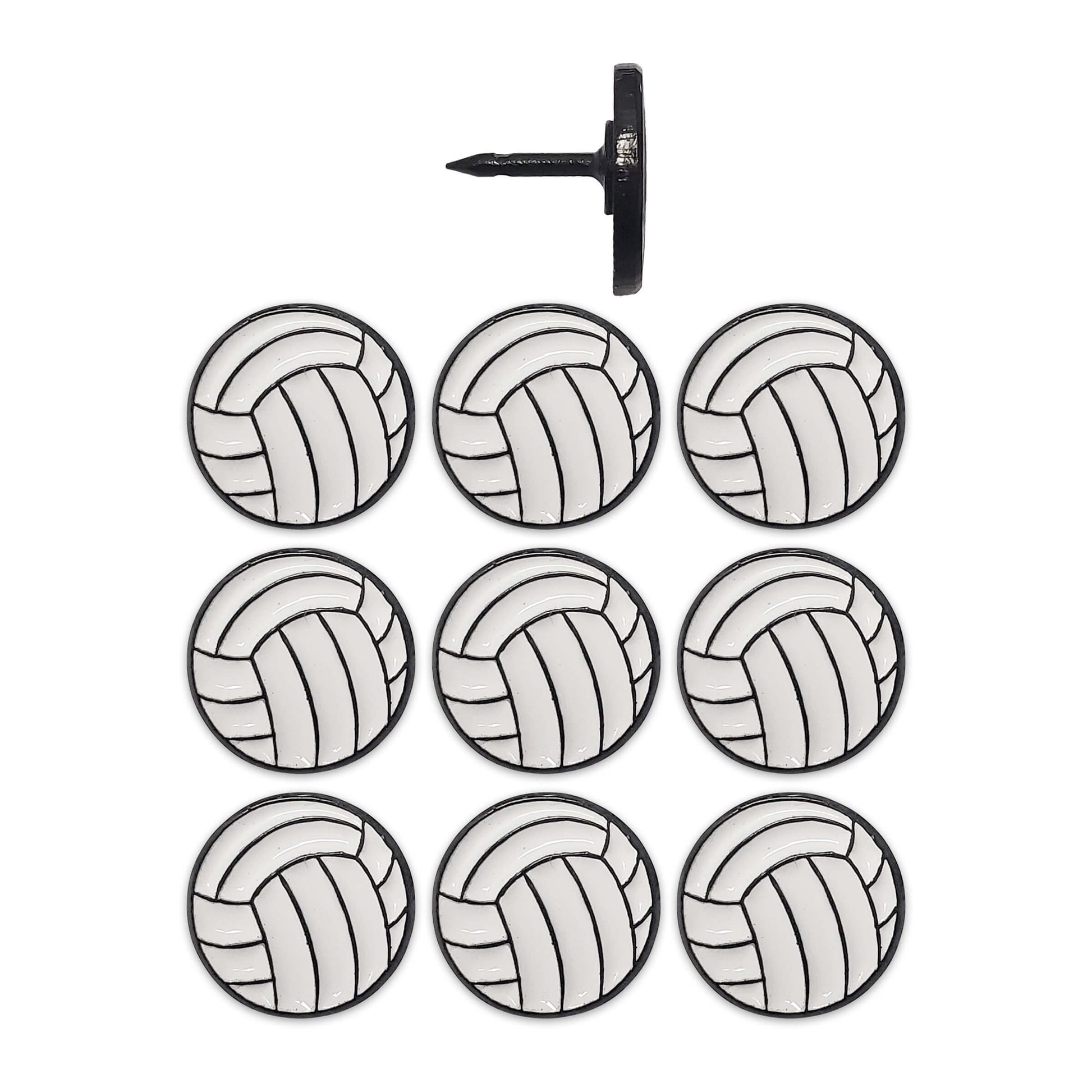 Volleyball Push Pins - Set of 10