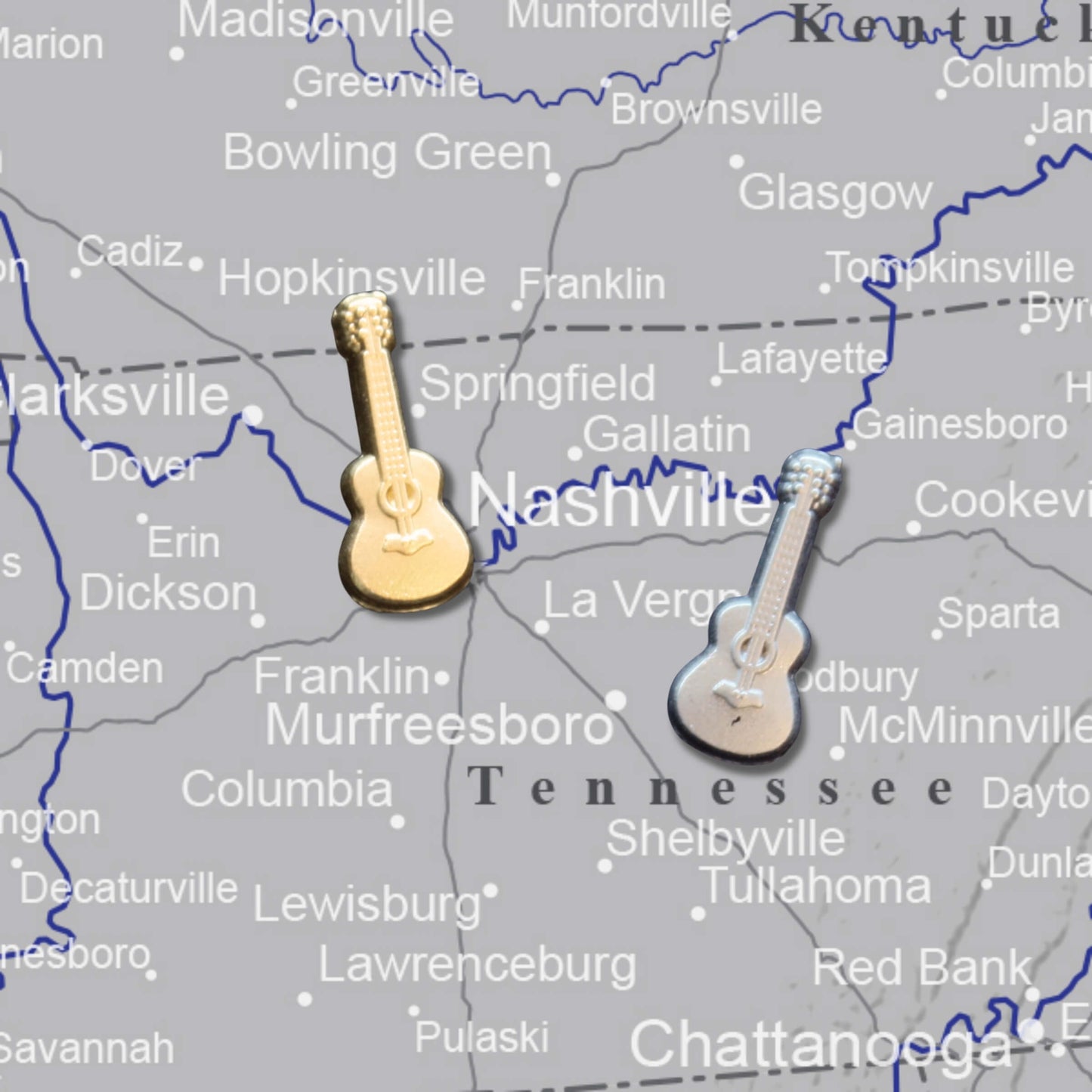 Guitar Push Pins Main Image