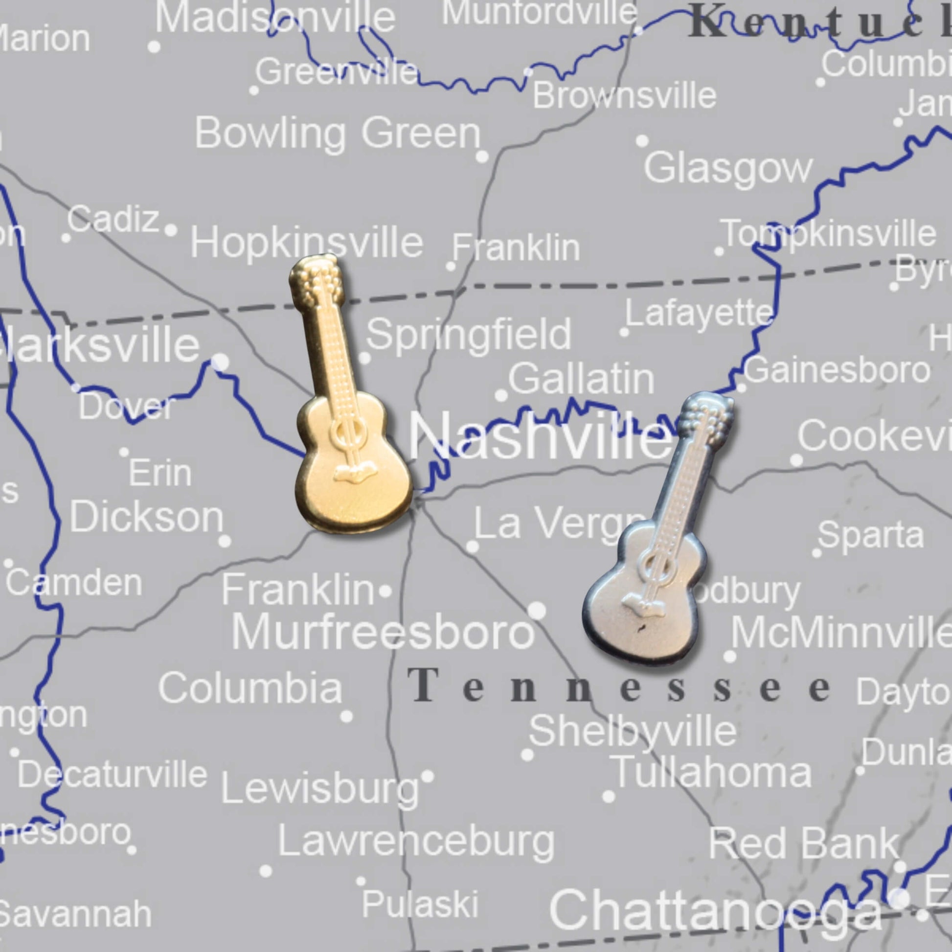 Guitar Push Pins Main Image