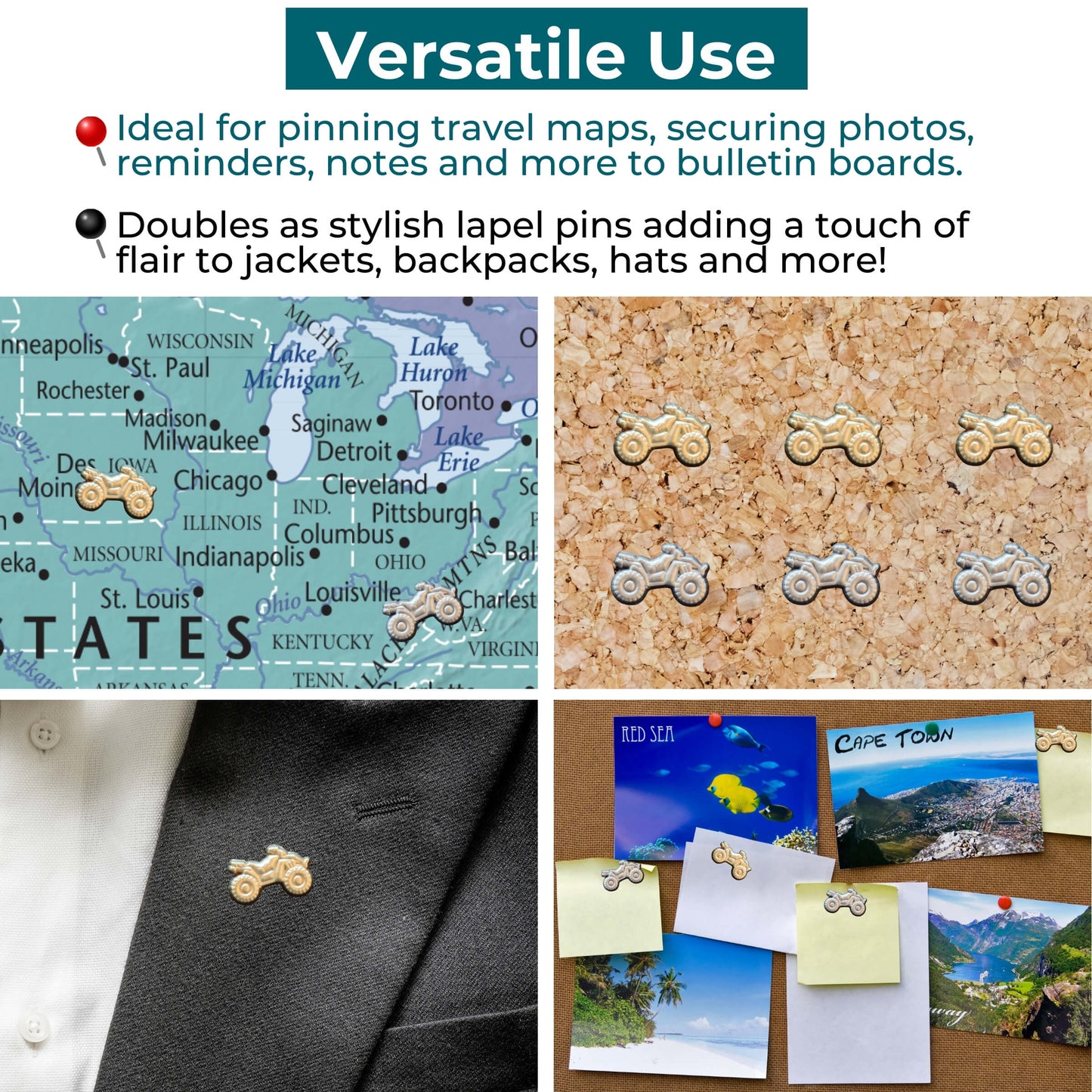 ATV Push Pins Versatile Uses