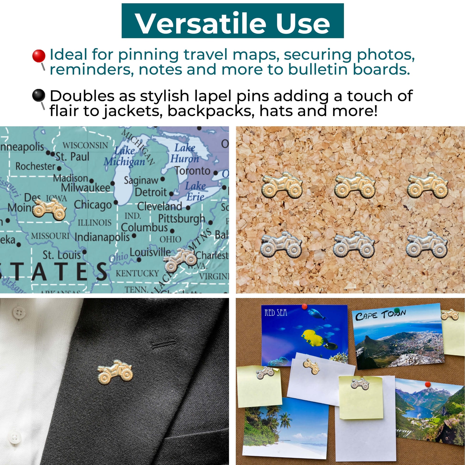 ATV Push Pins Versatile Uses