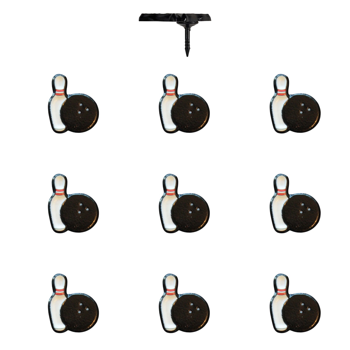 Bowling Push Pins Pack of 10
