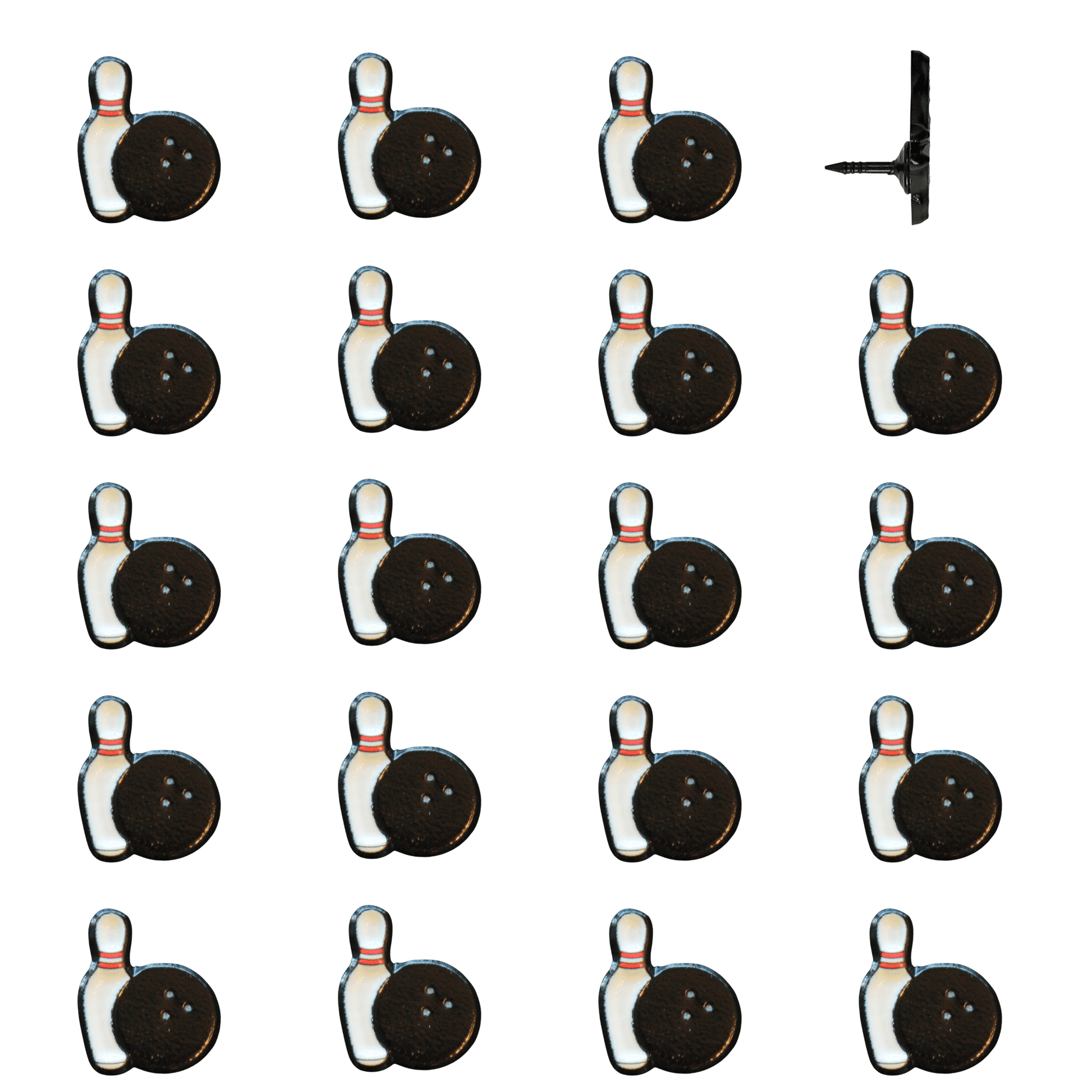Bowling Push Pins Pack of 20