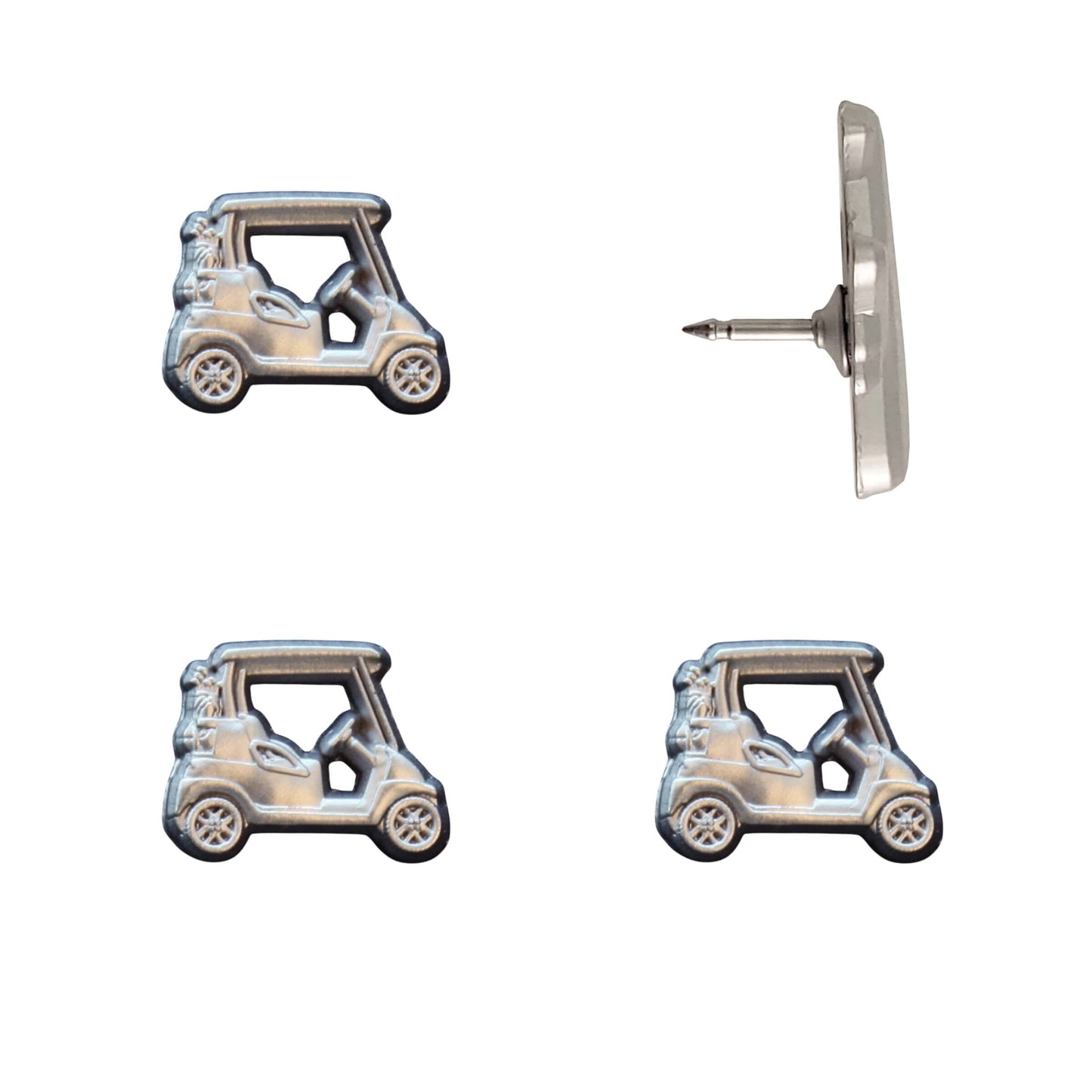 Golf Cart Push Pins Silver Pack of 4