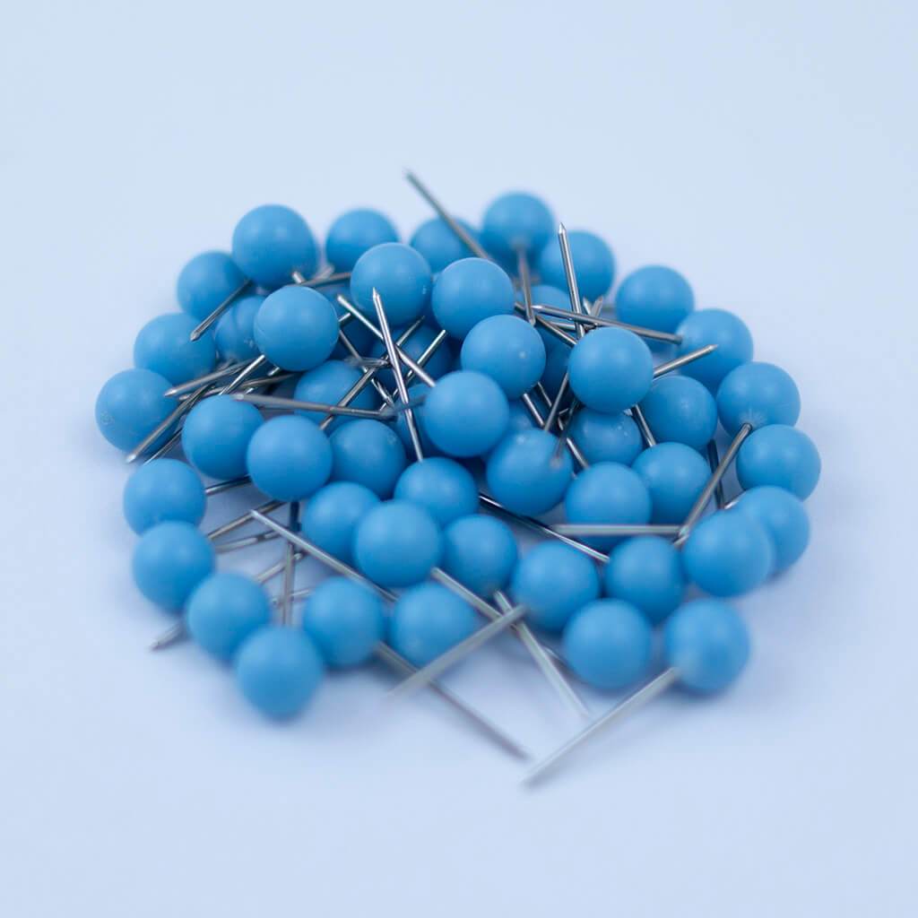 Light Blue Map Pins